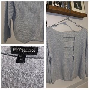 Express - Small - Open Back Long Sleeve Shirt